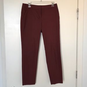 Winter Red Dress Pants